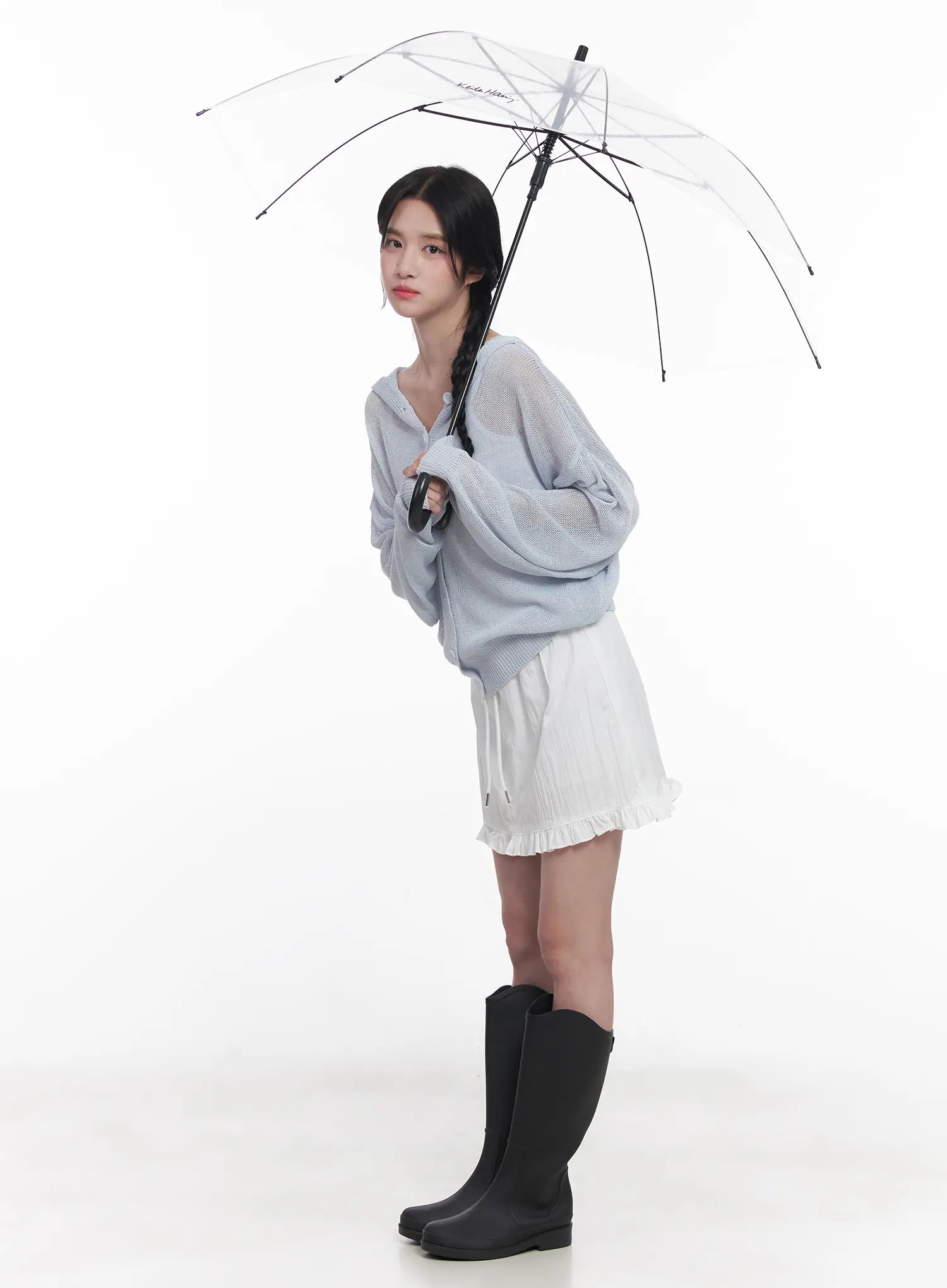 Frill Trim Mini Skirt CU523