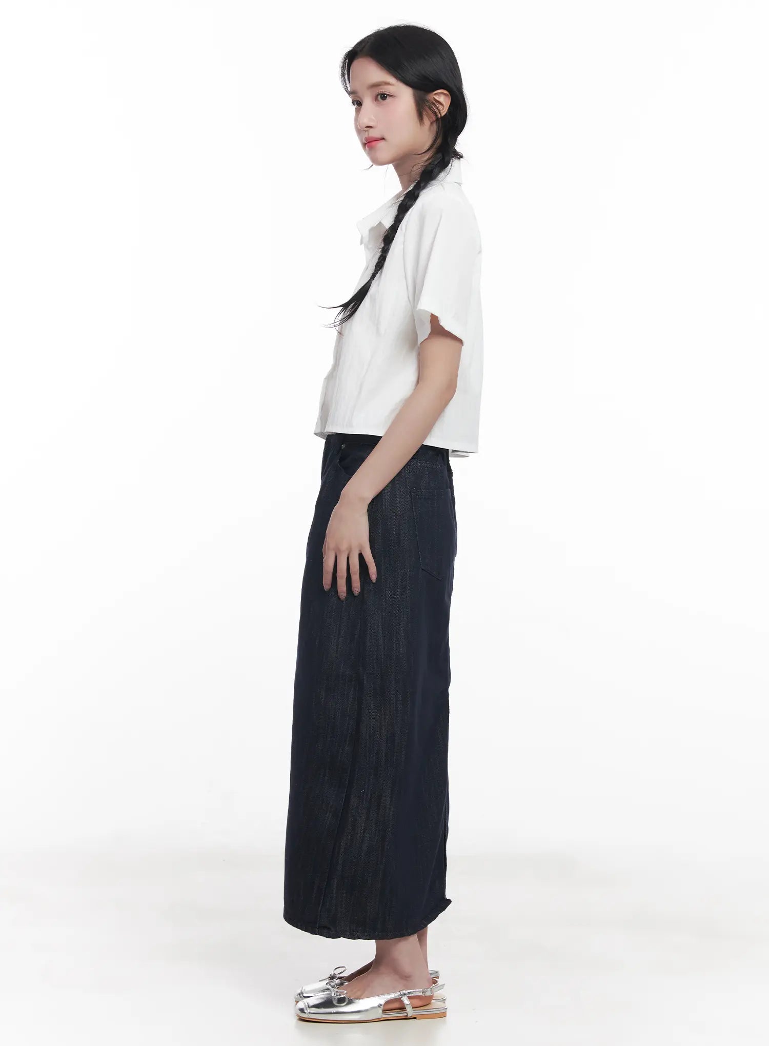 Straight-Fit Maxi Skirt CU525